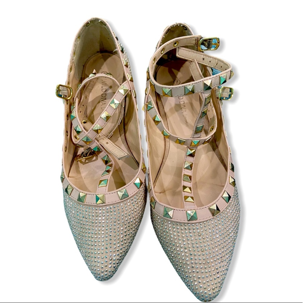 Sparkly flats